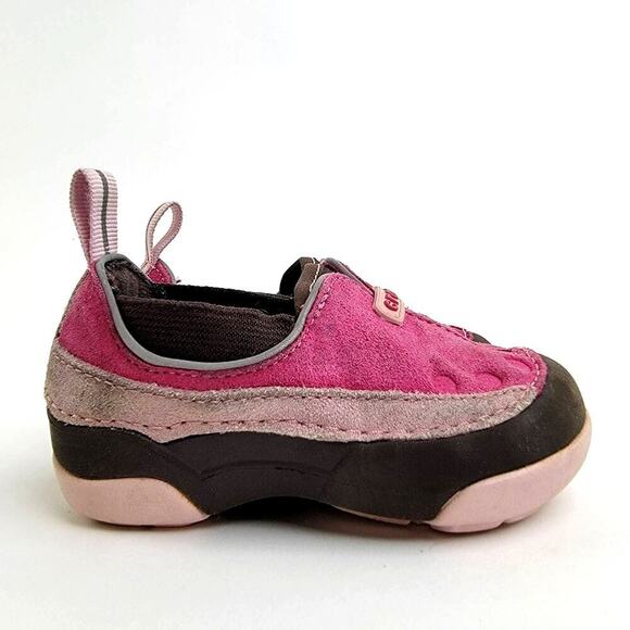 CROCS Infant Leather Slip On Sneaker Shoes - 6C - Picture 3 of 9